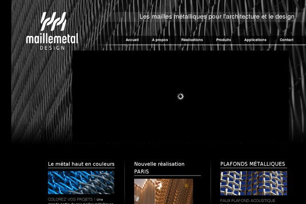 maillemetaldesign.fr site used Tabula Rosa