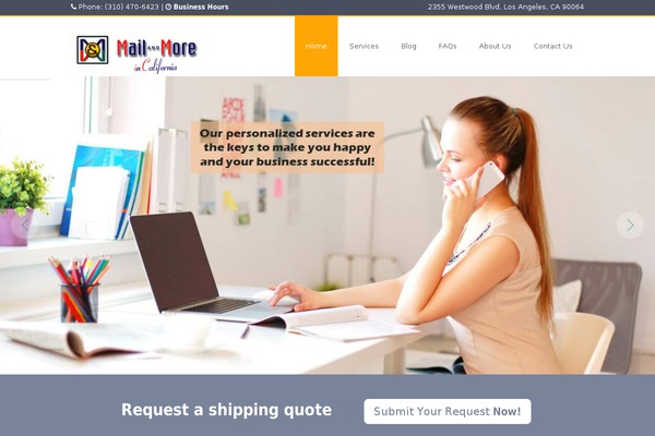 Sapphire theme site design template sample
