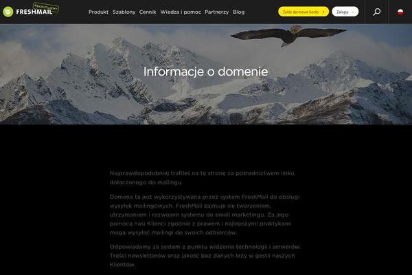 mailnews.pl site used Freshmail