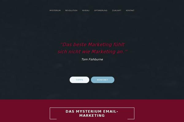 Pique theme site design template sample