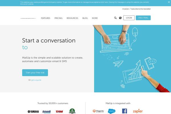 mailupclientab.com site used Mailup