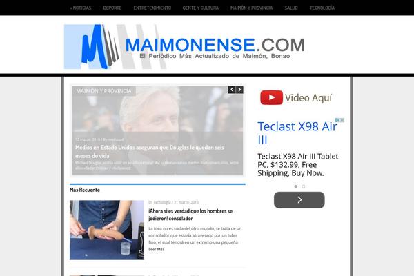 Hotnews theme site design template sample