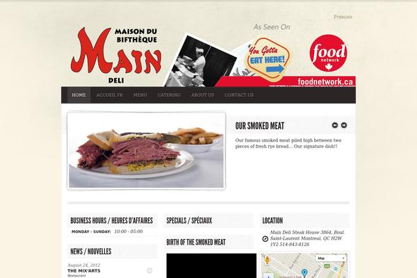 maindelisteakhouse.com site used Diner