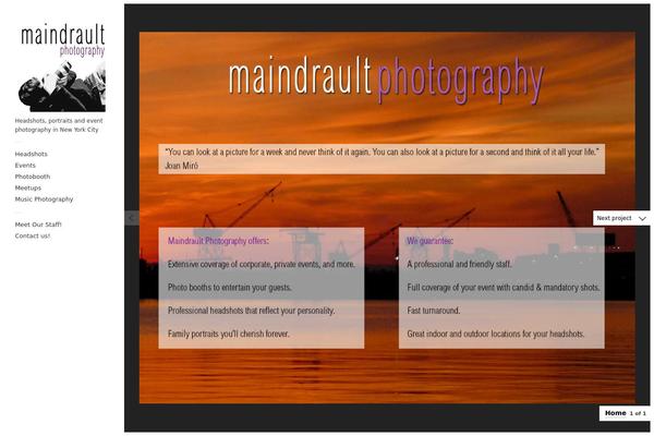 Touchfolio theme site design template sample