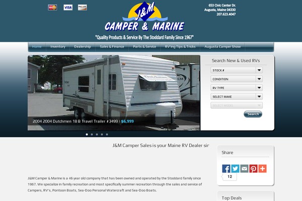 mainecamperdealer.com site used Bigcardealer
