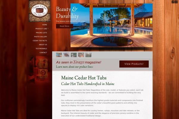Myriad theme site design template sample