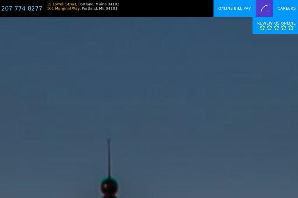 Glacial theme site design template sample