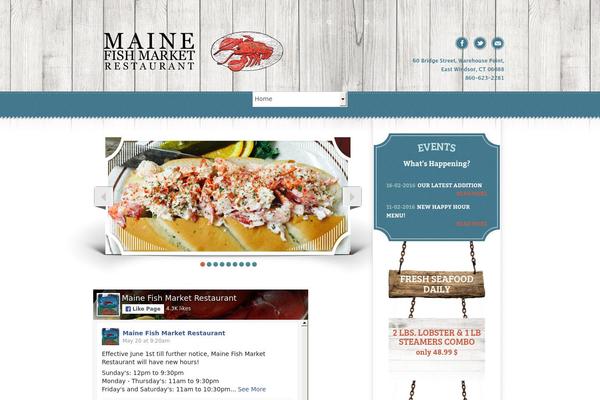 Seafresh theme site design template sample