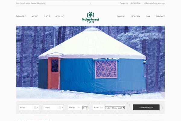 maineforestyurts.com site used Wp_sixtyone5-v1.0.3