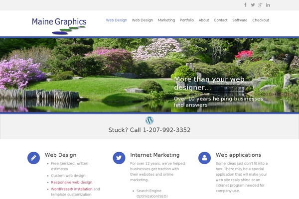 Site using CPO Widgets plugin