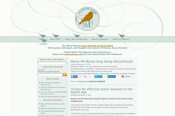 Site using Feedburner Form plugin