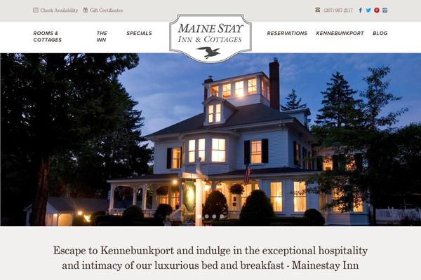 Site using Scroll Triggered Boxes plugin