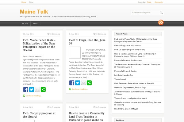 Site using Postie plugin