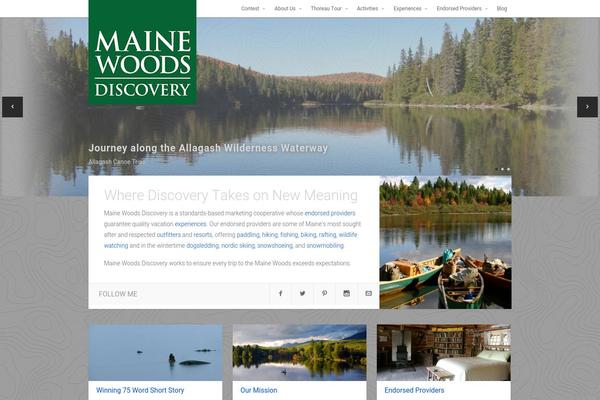Adventure theme site design template sample