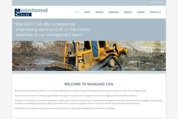 Durus theme site design template sample