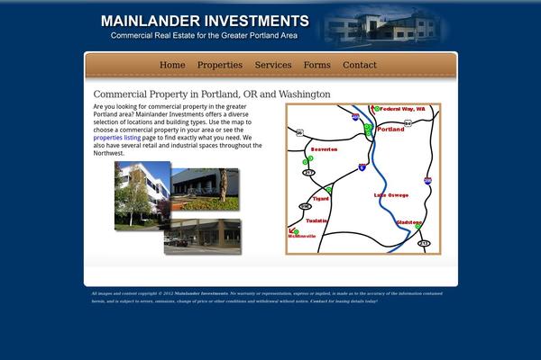 ElegantEstate theme site design template sample