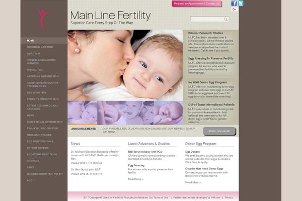 mainlinefertility.com site used Mainline
