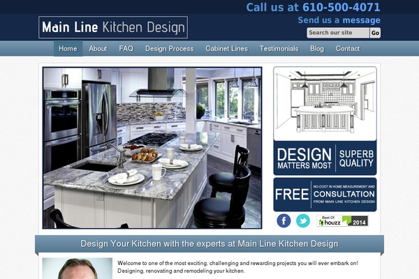 Mainline theme site design template sample