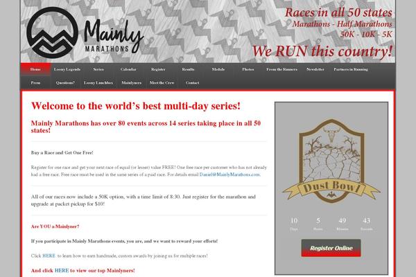 Site using WordPress Countdown Widget plugin