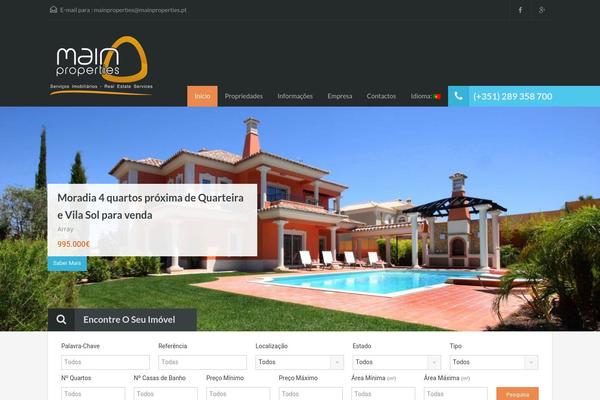 Realhomes Child theme site design template sample