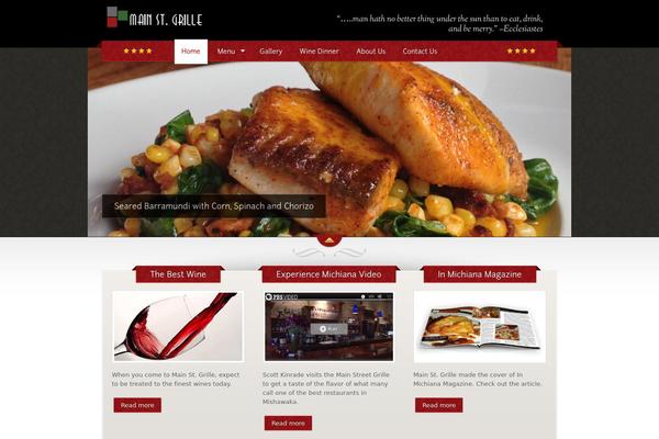 mainstgrille.com site used The-restaurant