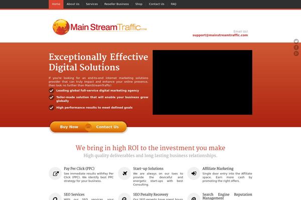JustLanded theme site design template sample