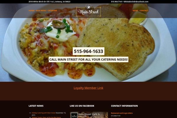 Verona theme site design template sample