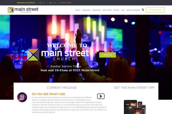 Church and Event theme site design template sample