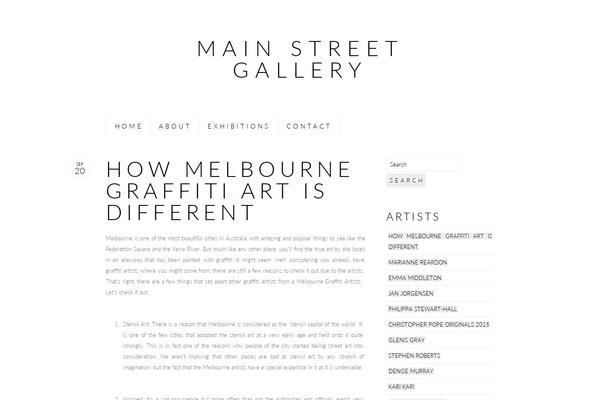 mainstreetgallery.com.au site used Highwind_child
