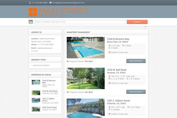 Freehold theme site design template sample