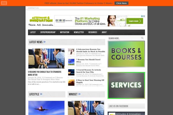 avenue theme site design template sample