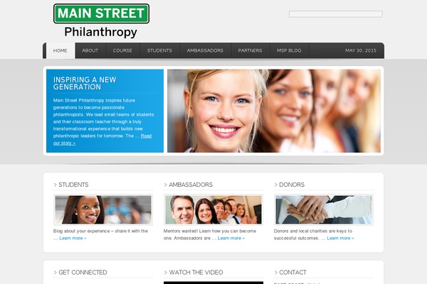 Enterprise theme site design template sample