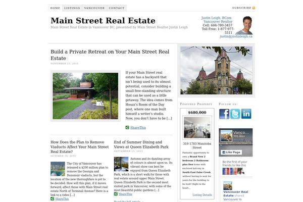 Thesis 1.7 theme site design template sample