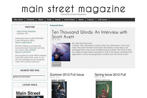 Magazine Basic theme site design template sample