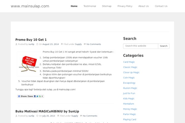 Site using Collapsing Archives plugin