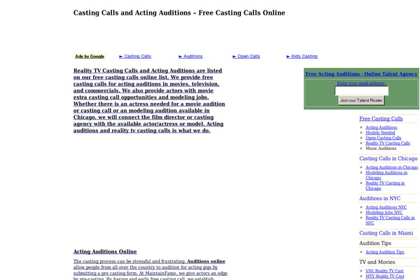 Adformat theme site design template sample