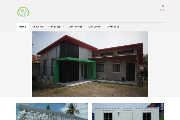Realty theme site design template sample