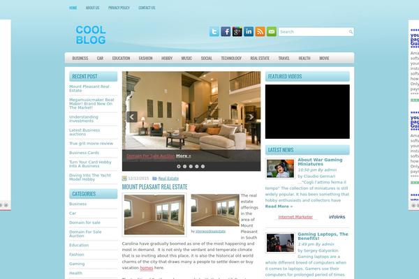 Designpro theme site design template sample
