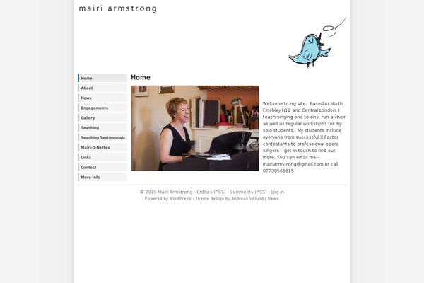 WP-Andreas01 theme site design template sample