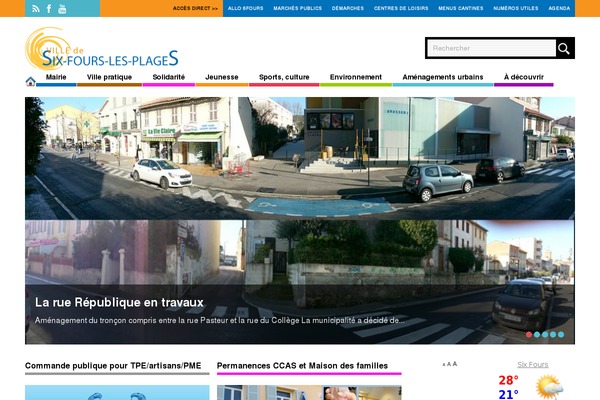 The Gossip theme site design template sample