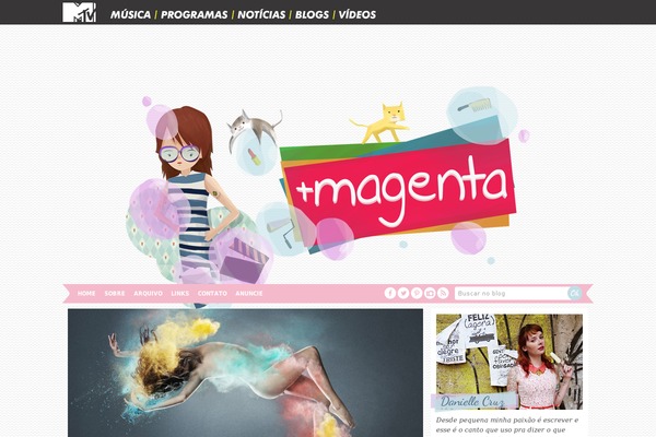 Malina theme site design template sample