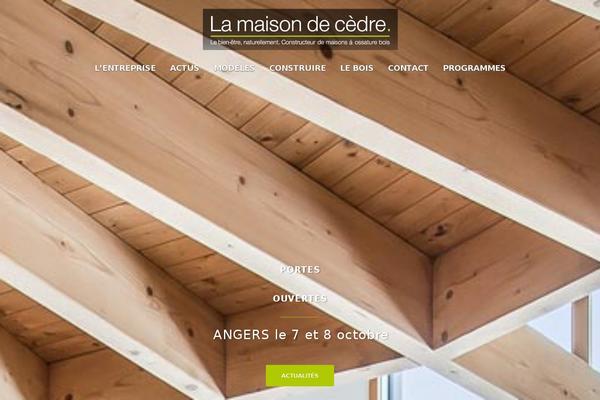 maison-de-cedre.fr site used Tm-bootstrap
