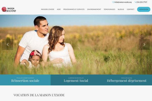 Born-to-give theme site design template sample