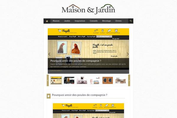 Charisma theme site design template sample