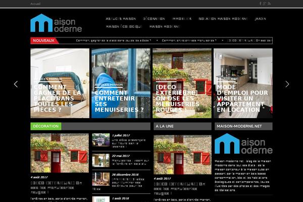 maison-moderne.net site used Blog Prime