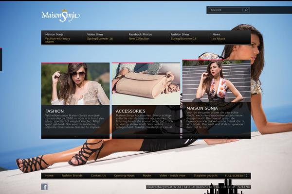 Fashiondesign theme site design template sample