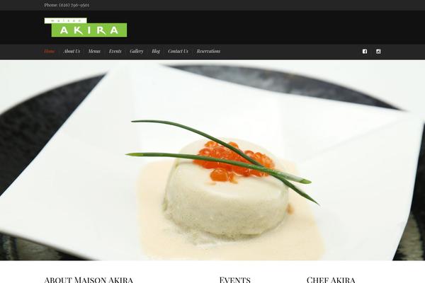 Nosh theme site design template sample