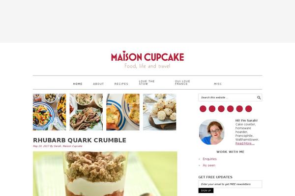 Foodie Pro theme site design template sample