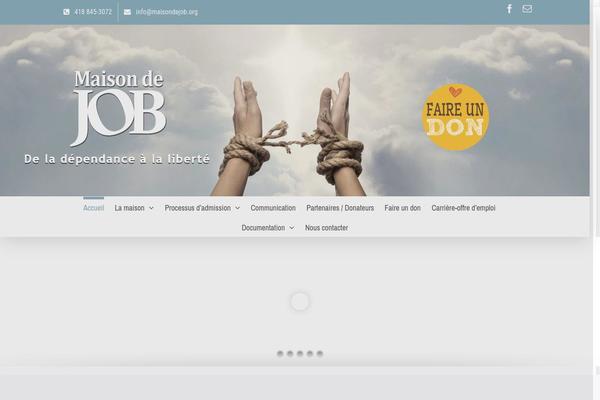 Job theme site design template sample