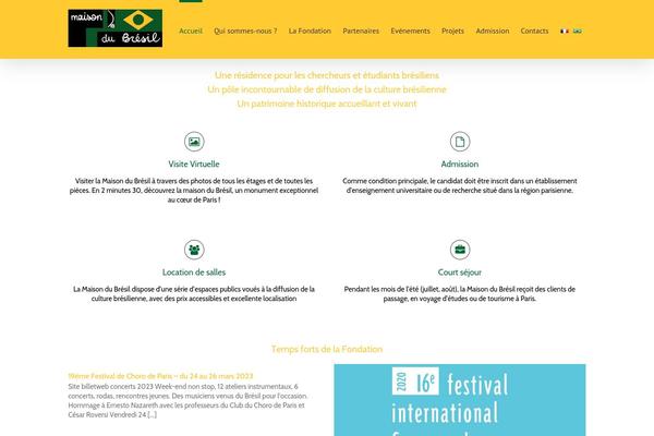 Avada theme site design template sample
